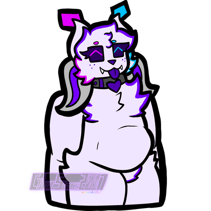 Simple Halfbody drawing of Waffledrop. Said OC belongs to Vinyl_Rav3r on ToyHouse.