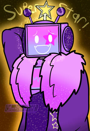 Detailed Half Body drawing of Flicker (OC belongs to OctoTape on ToyHouse)