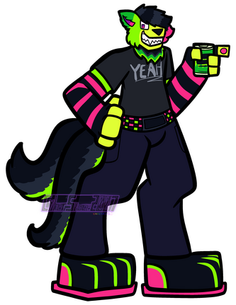 Full Body Drawing of Paradise.