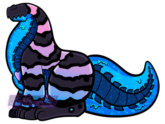 Full Body Drawing of Floss (OC belongs to FireflyFox on ToyHouse)