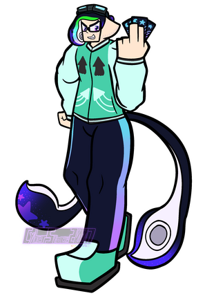 Full Body Drawing Satin (one of my Splatoon OCs).